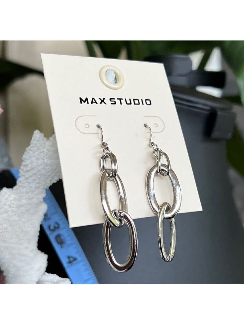 Silver Dangle Max Studio Earrings $16ea / 3 for $25